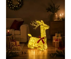 3D Kalėdų elnias LOVIISA 140 LED Šilta balta 55 x 22 x 63 cm