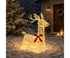 3D Kalėdų elnias LOVIISA 140 LED Šilta balta 55 x 22 x 63 cm