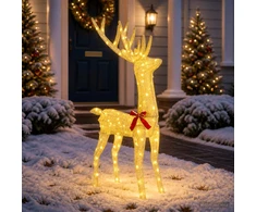 3D Kalėdų elnias LOVIISA 140 LED Šilta balta 70 x 26 x 128 cm
