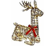 3D Kalėdų elnias LOVIISA 140 LED Šilta balta 55 x 22 x 63 cm