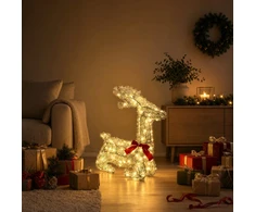 3D Kalėdų elnias LOVIISA 140 LED Šilta balta 55 x 22 x 63 cm