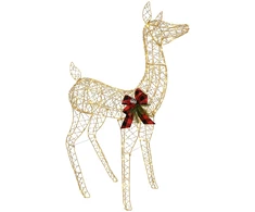 3D Kalėdų elnias LOVIISA 200 LED Šilta balta 96 x 40 x 140 cm