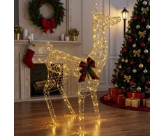 3D Kalėdų elnias LOVIISA 200 LED Šilta balta 96 x 40 x 140 cm