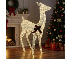 3D Kalėdų elnias LOVIISA 200 LED Šilta balta 96 x 40 x 140 cm
