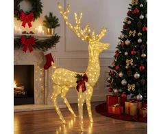3D Kalėdų elnias LOVIISA 250 LED Šilta balta 96 x 40 x 180 cm