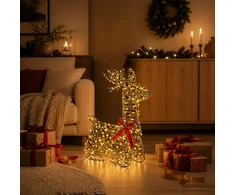 3D Kalėdų elnias LOVIISA 280 LED Šilta balta 55 x 22 x 63 cm
