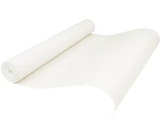 3D kieta tapetai Dryžuotas Kreminė balta 10 x 0,53 m