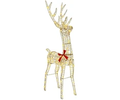 3D Elnias 140 LED Šilta balta 128 cm PET