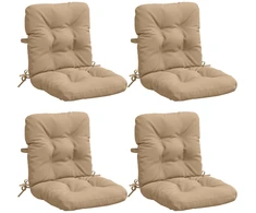 4 dalių aukštų atlošų kėdžių pagalvės VIANEN 4 pcs Smėlio