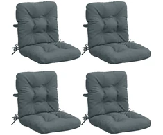 4 dalių aukštų atlošų kėdžių pagalvės VIANEN 4 pcs Mėlyna