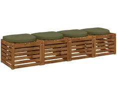 4 dalių sėdynės pagalvėlės 4 vnt. 100% poliesteris