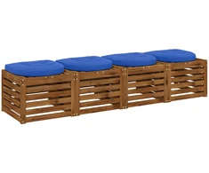 4 dalių sėdynės pagalvėlės 4 vnt. 100% poliesteris