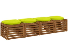 4 dalių sėdynės pagalvėlės 4 vnt. 100% poliesteris