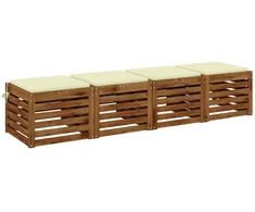 4 dalių sėdynės pagalvėlės SOEST 4 vnt. 100% poliesteris