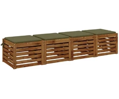 4 dalių sėdynės pagalvėlės SOEST 4 vnt. 100% poliesteris