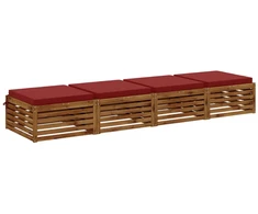 4 dalių sėdynės pagalvėlės SOEST 4 vnt. 100% poliesteris