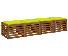 4 dalių sėdynės pagalvėlės SOEST 4 vnt. 100% poliesteris