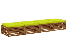 4 dalių sėdynės pagalvėlės SOEST 4 vnt. 100% poliesteris