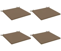 4 dalių sėdynės pagalvėlės SOEST 4 vnt. 100% poliesteris Taupe
