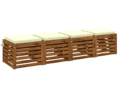 4 dalių sėdynės pagalvėlės SOEST 4 vnt. 100% poliesteris