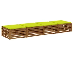 4 dalių sėdynės pagalvėlės SOEST 4 vnt. 100% poliesteris