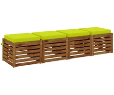 4 dalių sėdynės pagalvėlės SOEST 4 vnt. 100% poliesteris