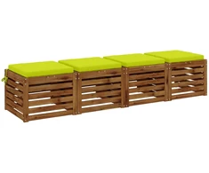4 dalių sėdynės pagalvėlės SOEST 4 vnt. 100% poliesteris