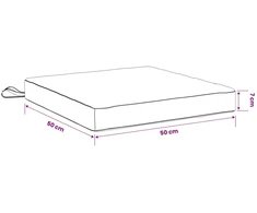 4 dalių sėdynės pagalvėlės SOEST 4 vnt. 100% poliesteris