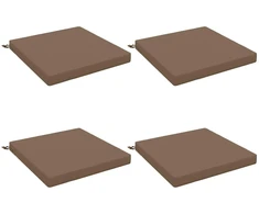 4 dalių sėdynės pagalvėlės SOEST 4 vnt. 100% poliesteris Taupe