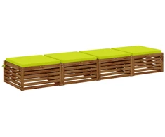 4 dalių sėdynės pagalvėlės SOEST 4 vnt. 100% poliesteris