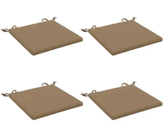 4 dalių sėdynės pagalvėlės SOEST 4 vnt. 100% poliesteris Taupe