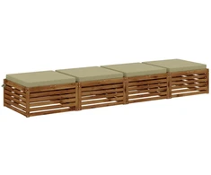 4 dalių sėdynės pagalvėlės SOEST 4 vnt. 100% poliesteris