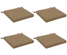 4 dalių sėdynės pagalvėlės SOEST 4 vnt. 100% poliesteris Taupe
