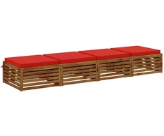 4 dalių sėdynės pagalvėlės SOEST 4 vnt. 100% poliesteris