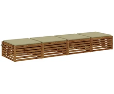 4 dalių sėdynės pagalvėlės SOEST 4 vnt. 100% poliesteris