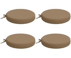 4 dalių sėdynės pagalvėlės SOEST 4 vnt. 100% poliesteris Taupe