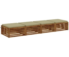 4 dalių sėdynės pagalvėlės SOEST 4 vnt. 100% poliesteris