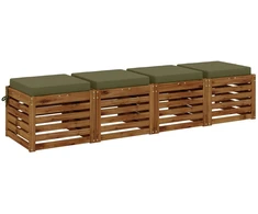 4 dalių sėdynės pagalvėlės SOEST 4 vnt. 100% poliesteris