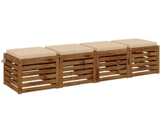 4 dalių sėdynės pagalvėlės SOEST 4 vnt. 100% poliesteris
