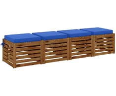 Sėdynių pagalvėlės SOEST 4 vnt. 100% poliesteris