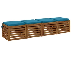 4 dalių sėdynės pagalvėlės SOEST 4 vnt. 100% poliesteris