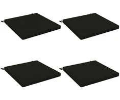 4 dalių sėdynės pagalvėlės SOEST 4 vnt. 100% poliesteris Juoda