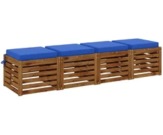 4 dalių sėdynės pagalvėlės SOEST 4 vnt. 100% poliesteris