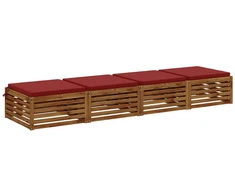 4 dalių sėdynės pagalvėlės SOEST 4 vnt. 100% poliesteris