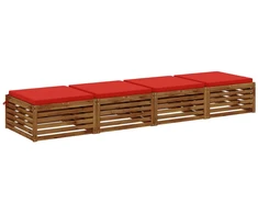 4 dalių sėdynės pagalvėlės SOEST 4 vnt. 100% poliesteris