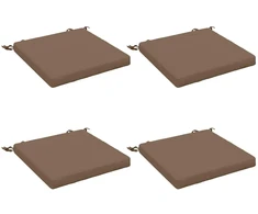 4 dalių sėdynės pagalvėlės SOEST 4 vnt. 100% poliesteris Taupe