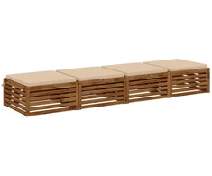 4 dalių sėdynės pagalvėlės SOEST 4 vnt. 100% poliesteris