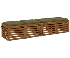 4 dalių sėdynės pagalvėlės SOEST 4 vnt. 100% poliesteris