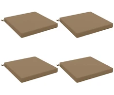 4 dalių sėdynės pagalvėlės SOEST 4 vnt. 100% poliesteris Taupe