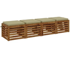 4 dalių sėdynės pagalvėlės SOEST 4 vnt. 100% poliesteris